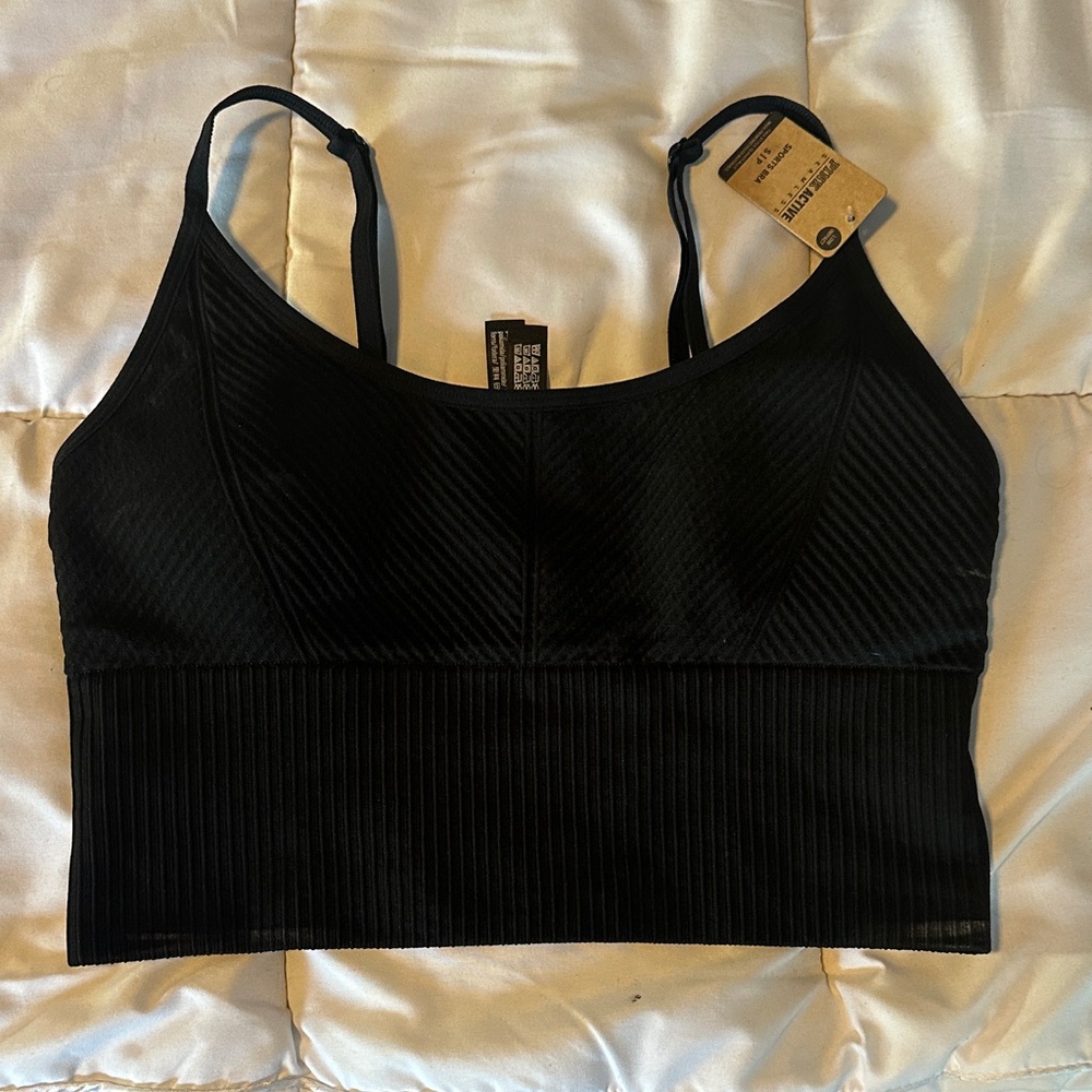Pink Victoria Secret seamless sports bra size Small NWT